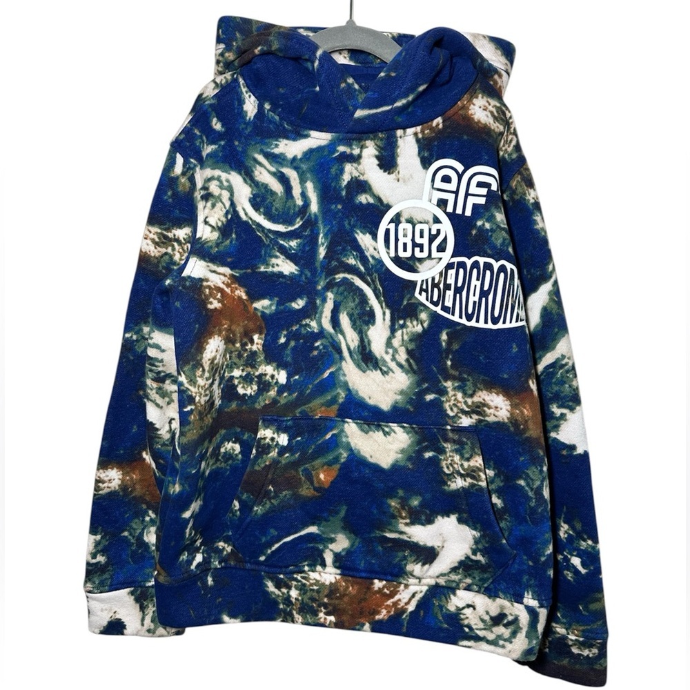 Abercrombie Kids Boys Graphic Cotton Blend Hoodie Size 9/10
